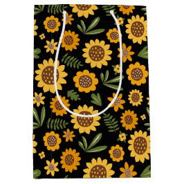 Nature Fall Sonnenblume Mittlere Geschenktüte