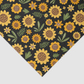 Nature Fall Sonnenblume Seidenpapier (Detail)