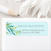 Nature Fern Aqua/Aquamarin (Insitu)