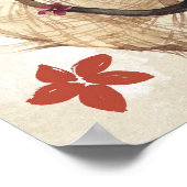 Nature Floral Hat Poster (Ecke)