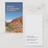 NATURE FOTO Business Card für Fotografen Visitenkarte (Vorne/Hinten)