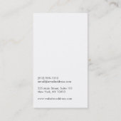 NATURE FOTO Business Card für Fotografen Visitenkarte (Rückseite)