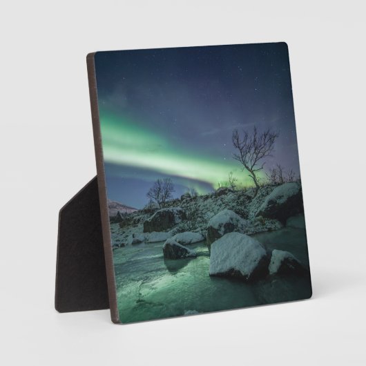 Nature Foto Nord Lights Fotoplatte (Vorderseite)