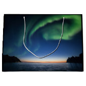 Nature Foto Nord Lights Große Geschenktüte (Vorderseite)