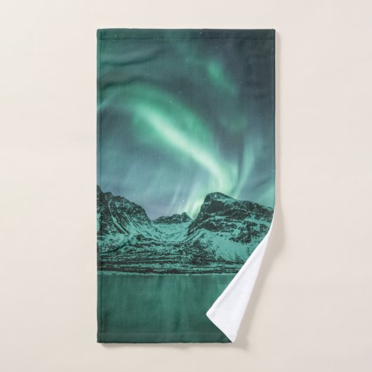 Nature Foto Nord Lights Handtuch (Handtuch)