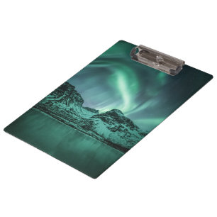 Nature Foto Nord Lights Klemmbrett