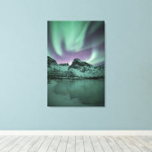 Nature Foto Nord Lights Leinwanddruck (Insitu (Holzboden))