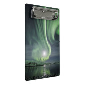 Nature Foto Nord Lights Mini Klemmbrett (Schrägansicht)