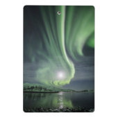 Nature Foto Nord Lights Mini Klemmbrett (Rückseite)
