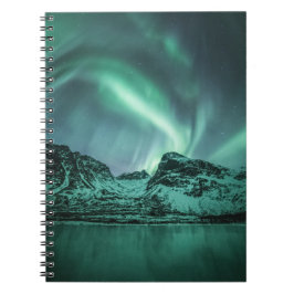 Nature Foto Nord Lights Notizblock