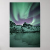 Nature Foto Nord Lights Poster (Vorne)
