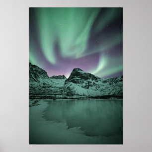 Nature Foto Nord Lights Poster