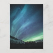 Nature Foto Nord Lights Postkarte (Vorderseite)