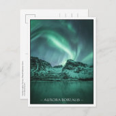 Nature Foto Nord Lights Postkarte (Vorne/Hinten)