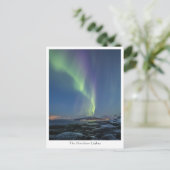 Nature Foto Nord Lights Postkarte (Stehend Vorderseite)