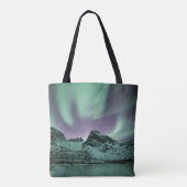 Nature Foto Nord Lights Tasche (Rückseite)