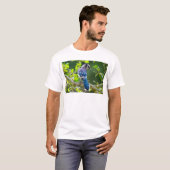 Nature Fotografy Shy Blue Jay Apparel Geschenke T-Shirt (Vorne ganz)