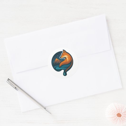 Nature Fox Sticker (Umschlag)