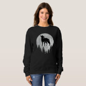 Nature full moon fox hunter sweatshirt (Vorne ganz)
