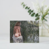 Nature Girl Bikini Foto Postkarte (Stehend Vorderseite)