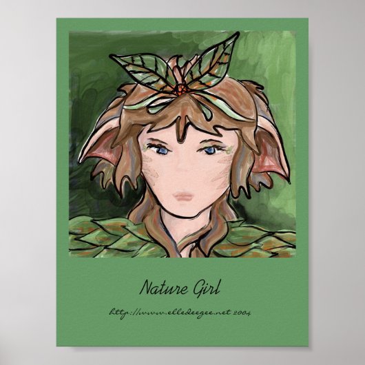 Nature Girl Card Poster (Vorne)