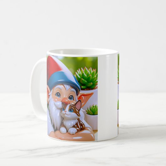Nature Gnome Cat  Kaffeetasse (Vorderseite Links)