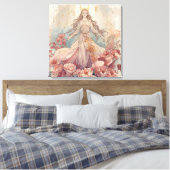 Nature Goddess Boho Wall Art  Leinwanddruck (Insitu (Schlafzimmer))