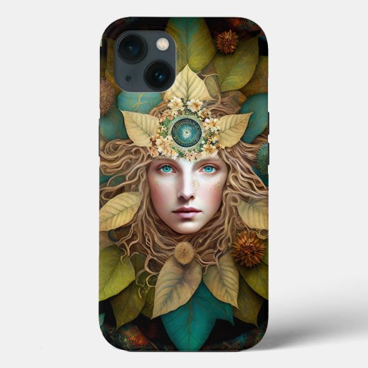 Nature Goddess Mandala Case-Mate iPhone Hülle (Rückseite)
