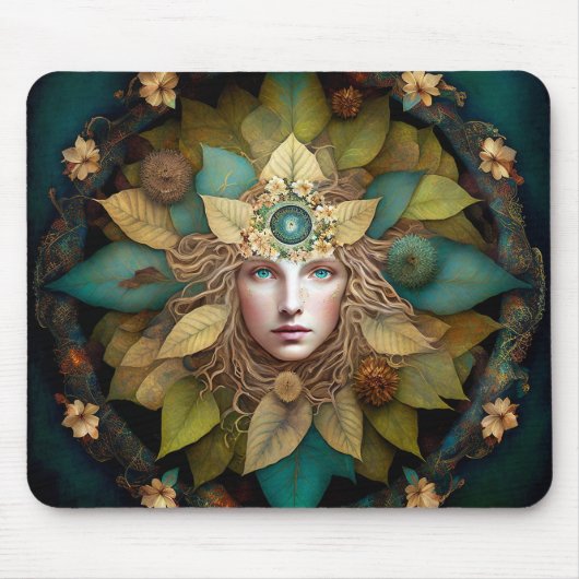 Nature Goddess Mandala Mousepad (Vorne)