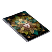 Nature Goddess Mandala Notizblock (Rechte Seite)