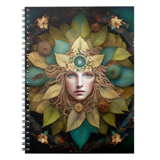 Nature Goddess Mandala Notizblock (Vorderseite)