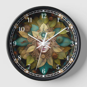 Nature Goddess Mandala Uhr