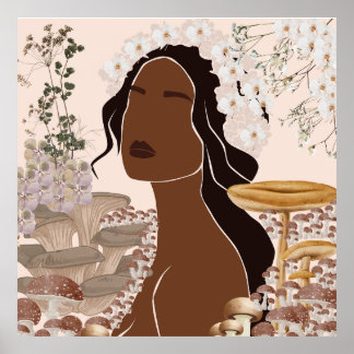 Nature Goddess Poster