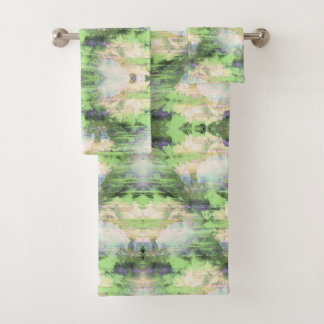 Nature Green Bath Towel Set