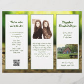Nature Green Folded Shop Business Brochure Flyer (Vorne)
