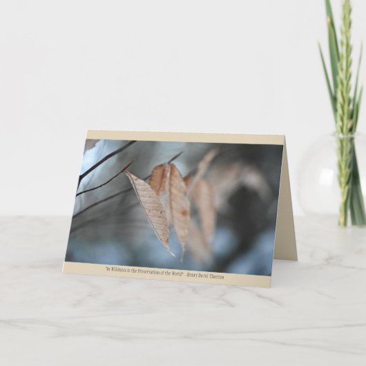 Nature Greeting Card Karte (Vorderseite)