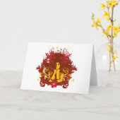 Nature Greeting Card Karte (Gelbe Blume)