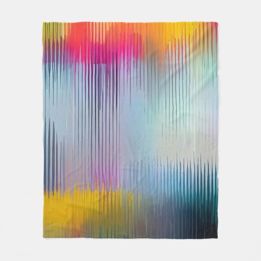 Nature Haze Art Print Fleecedecke (Vorderseite)