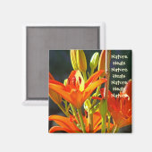 Nature Heals Nature Heals Magnet Orange Lily (Vorderseite/Rückseite)