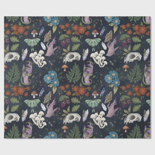 Nature Hexe Geschenkpapier (Flach)