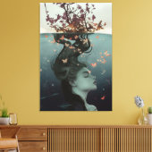 Nature Hexe Leinwanddruck (Insitu (Wohnzimmer))