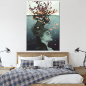 Nature Hexe Leinwanddruck (Insitu (Schlafzimmer))