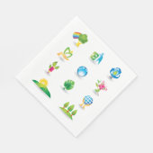Nature Icons Napkins Serviette (Ecke)
