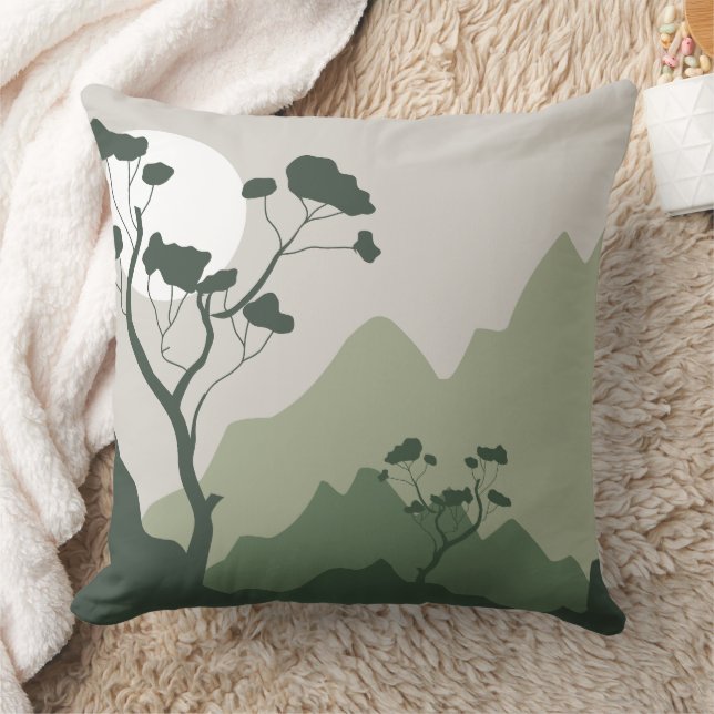 Nature Illustration Kissen (Decke)