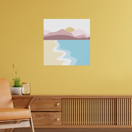 Nature Illustration Poster (Wohnzimmer 2)
