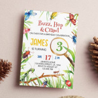 Nature Insect Bugs zum Geburtstag Einladung