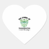 Nature Insect Dragonflies Transformation Beauty Dr Herz-Aufkleber (Vorderseite)