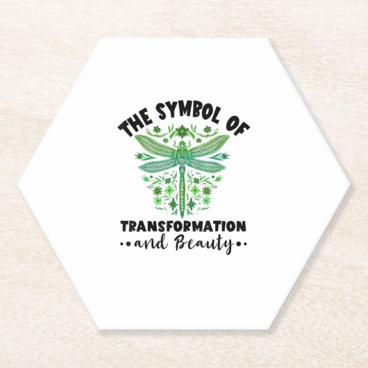 Nature Insect Dragonflies Transformation Beauty Dr Untersetzer (Vorderseite)