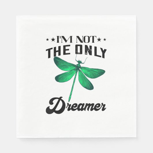 Nature Insect Ich bin nicht die einzige Dreamer Dr Serviette (Vorderseite)