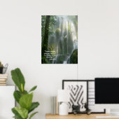 Nature inspirational quote John Muir Poster (Heimbüro)